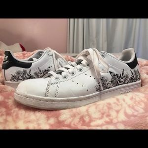 Adidas Stan Smith Floral Shoes